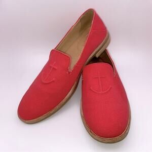 Sperry Top-Sider Coral Canvas Anchor Boat Shoes